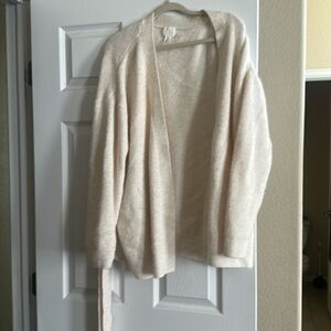 H & M oversized sweater with belt